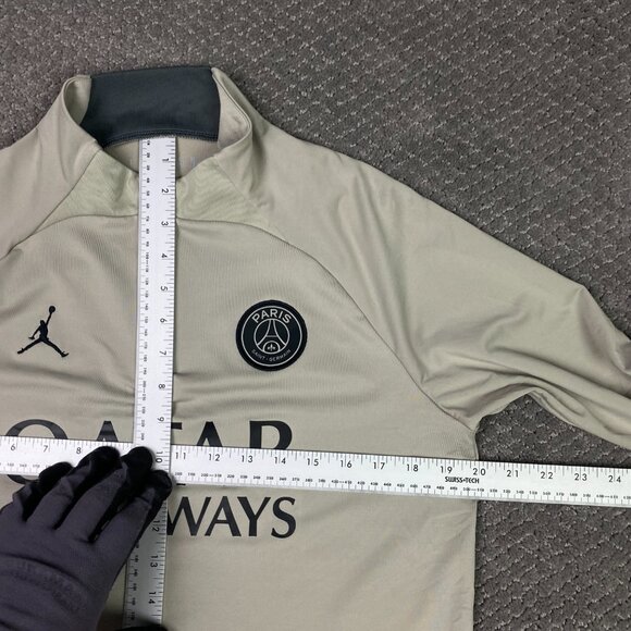 Nike Jordan Paris Saint Germain Training Top Shirt Jacket Qatar Men's Medium - Picture 10 of 12